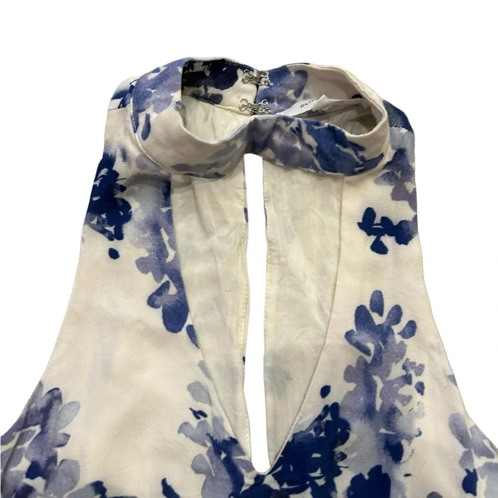 Boho Summer Dress High Neck Cutout - Picture 3 of 4